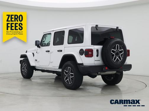 White 2025 Jeep Wrangler Sahara