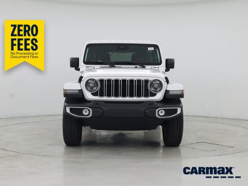 White 2025 Jeep Wrangler Sahara