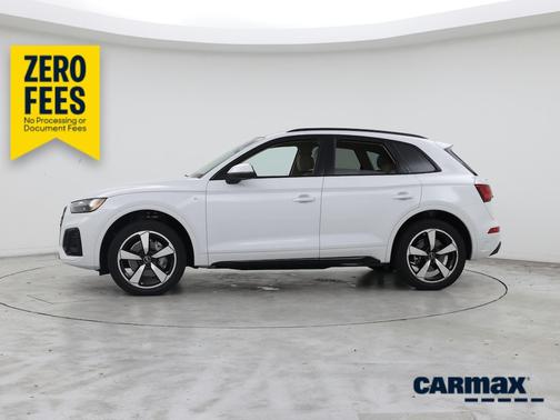 White 2022 Audi Q5 S-Line Premium Plus