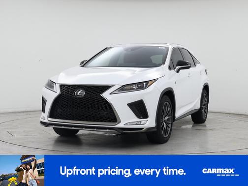 White 2022 Lexus RX 350 F-SPORT Handling