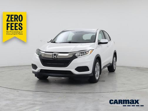 White 2021 Honda HR-V LX