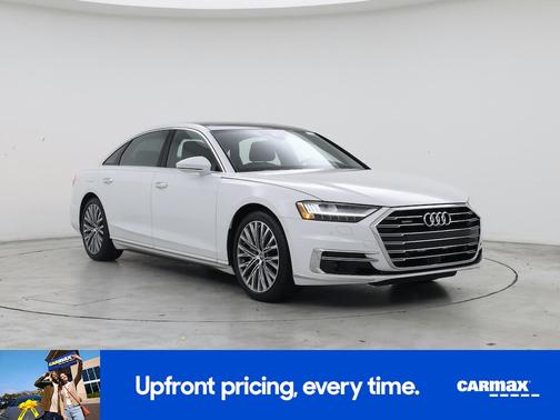 White 2019 Audi A8 L