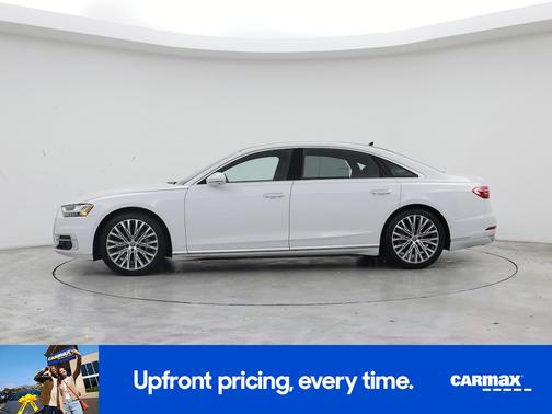 White 2019 Audi A8 L