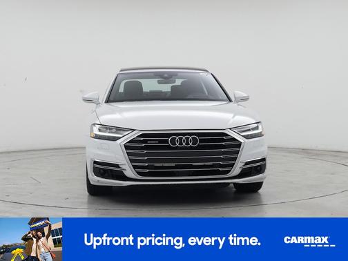 White 2019 Audi A8 L