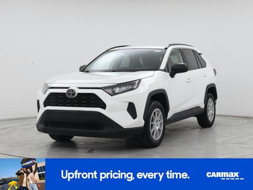 White 2019 Toyota RAV4 LE