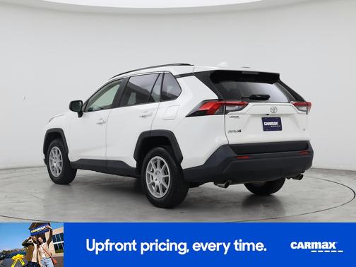 White 2019 Toyota RAV4 LE