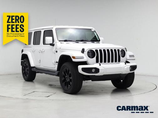 White 2023 Jeep Wrangler Unlimited Sahara High Altitude