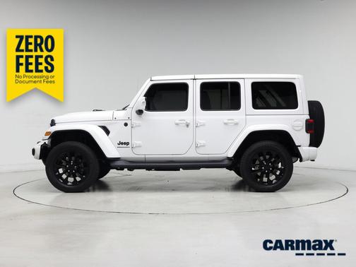 White 2023 Jeep Wrangler Unlimited Sahara High Altitude