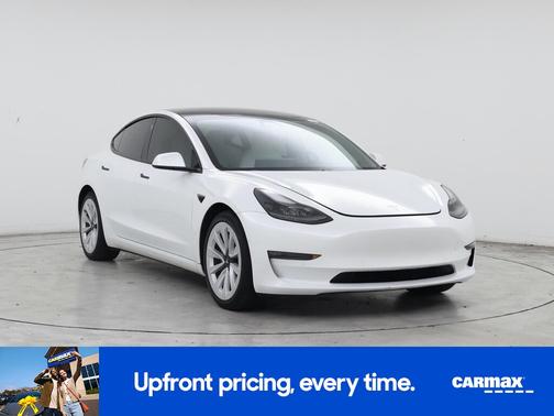 White 2021 Tesla Model 3 Long Range