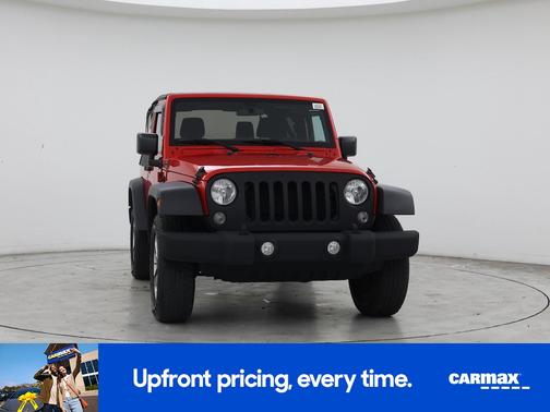 Red 2015 Jeep Wrangler Sport