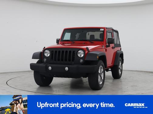 Red 2015 Jeep Wrangler Sport