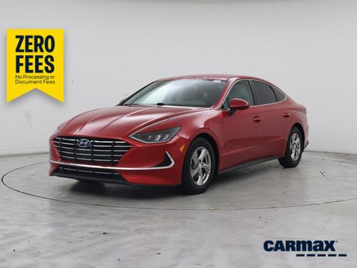 Red 2021 Hyundai SONATA SE