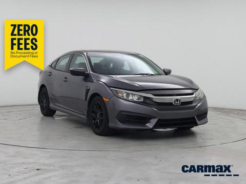Gray 2017 Honda Civic LX