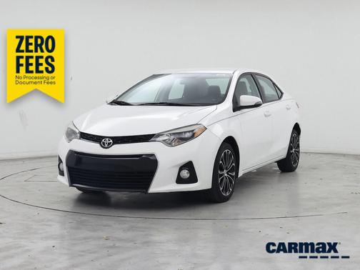 White 2016 Toyota Corolla S Plus