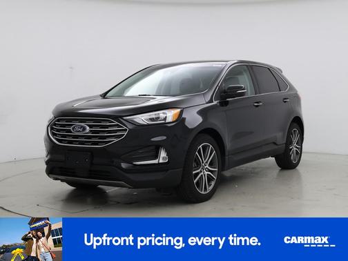 Black 2020 Ford Edge Titanium