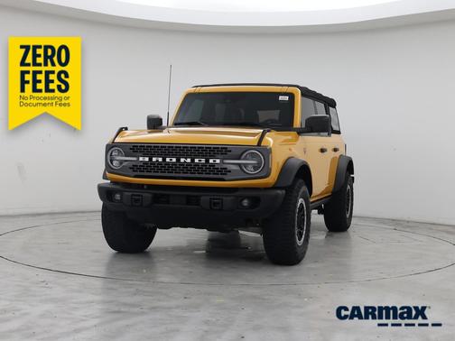 Orange 2022 Ford Bronco Badlands