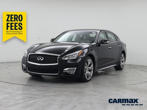 Black 2019 INFINITI Q70 L Luxe