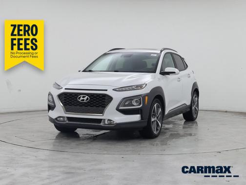 White 2020 Hyundai KONA Limited