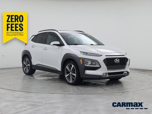 White 2020 Hyundai KONA Limited