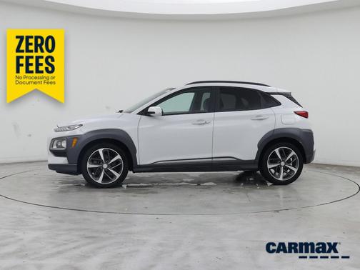 White 2020 Hyundai KONA Limited