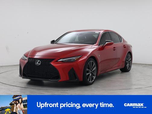 Red 2024 Lexus IS 350 F-Sport