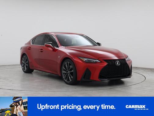 Red 2024 Lexus IS 350 F-Sport