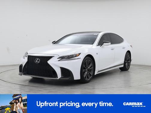 White 2018 Lexus LS 500 F-Sport
