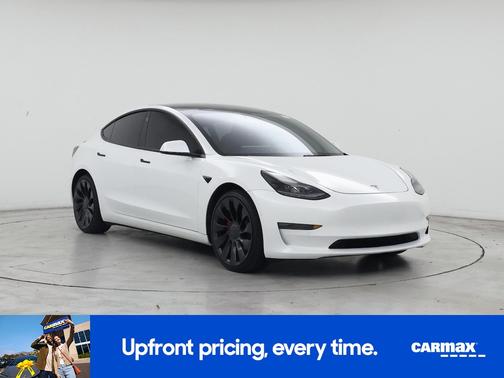 White 2022 Tesla Model 3 Performance