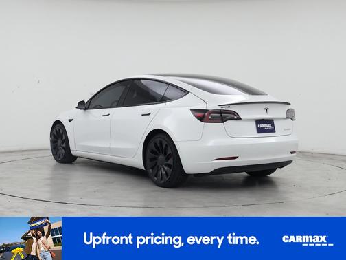 White 2022 Tesla Model 3 Performance