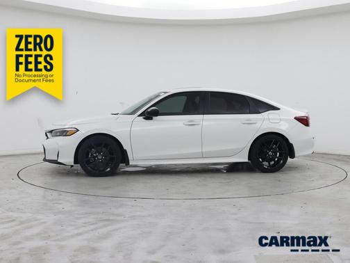White 2026 Honda Civic Hybrid Sport
