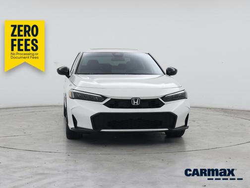 White 2026 Honda Civic Hybrid Sport