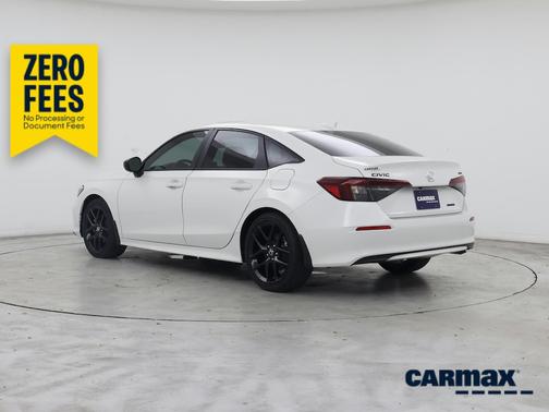 White 2026 Honda Civic Hybrid Sport