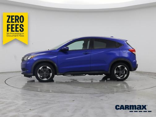 Blue 2018 Honda HR-V EX-L