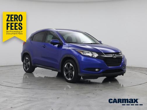 Blue 2018 Honda HR-V EX-L