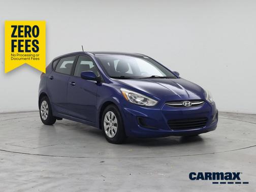 Blue 2016 Hyundai Accent SE