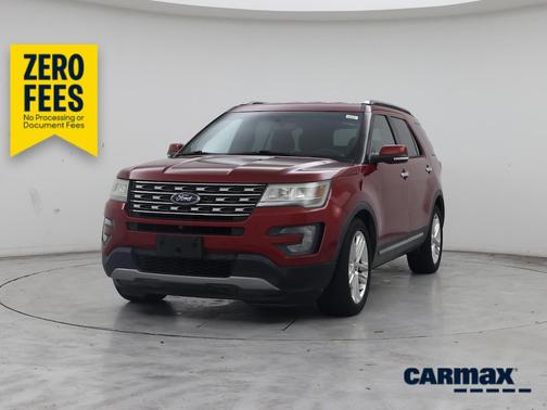 Red 2016 Ford Explorer Limited