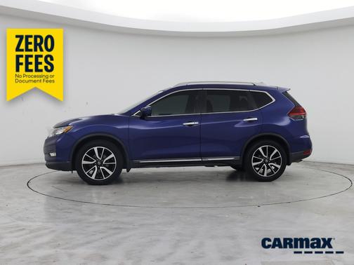 Blue 2020 Nissan Rogue SL