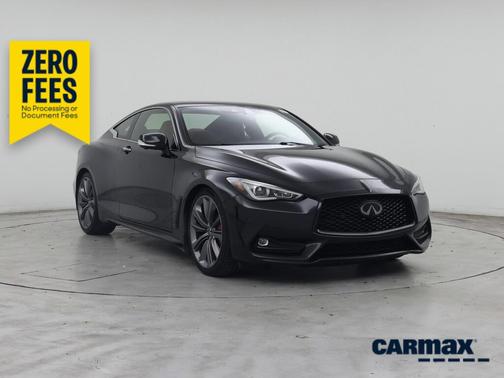 Black 2021 INFINITI Q60 Red Sport 400