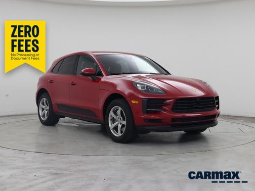 Red 2021 Porsche Macan