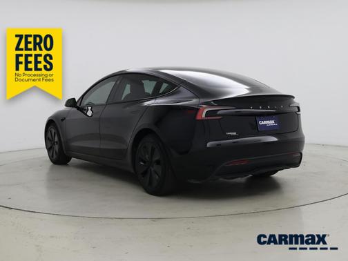 Black 2025 Tesla Model 3 Long Range