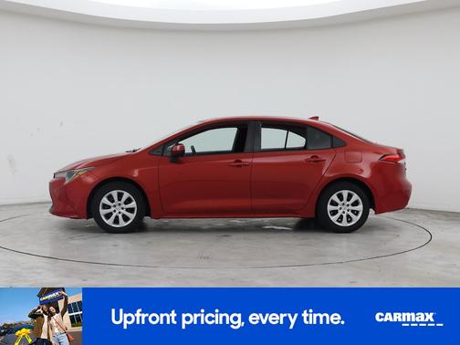 Red 2021 Toyota Corolla LE