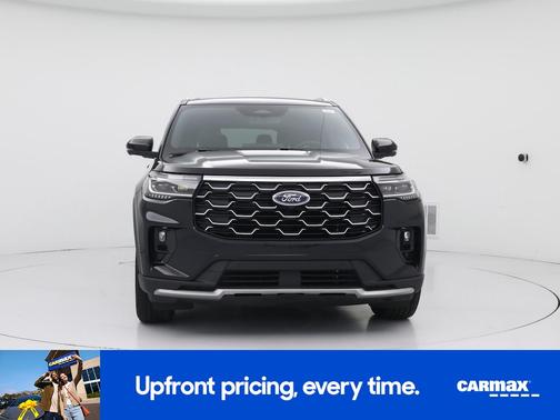 Black 2025 Ford Explorer Platinum