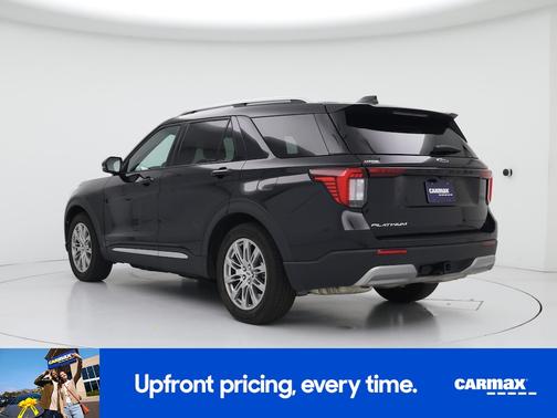 Black 2025 Ford Explorer Platinum