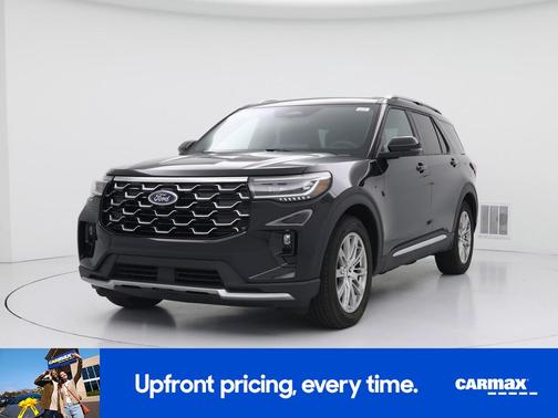 Black 2025 Ford Explorer Platinum