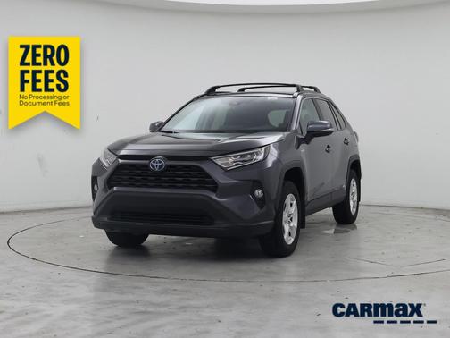 Gray 2021 Toyota RAV4 Hybrid XLE
