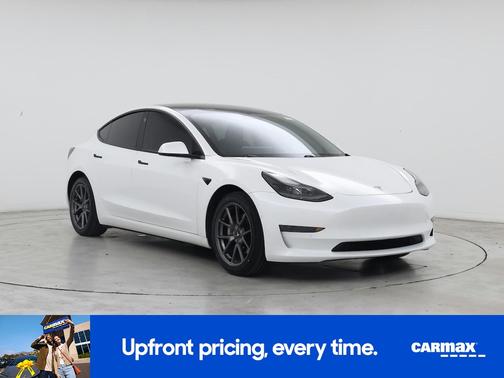 White 2021 Tesla Model 3 Standard Range Plus