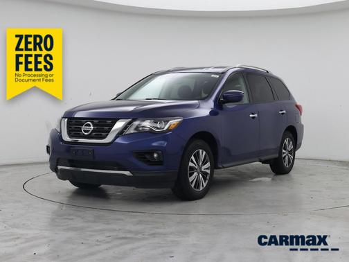 Blue 2019 Nissan Pathfinder SV