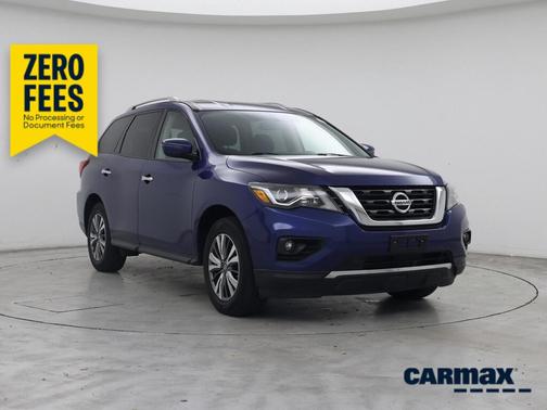 Blue 2019 Nissan Pathfinder SV