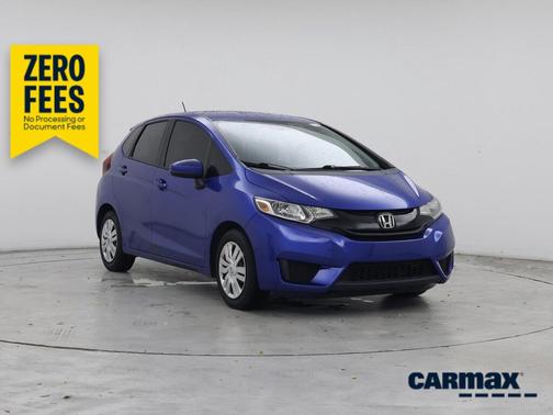 Blue 2015 Honda Fit LX