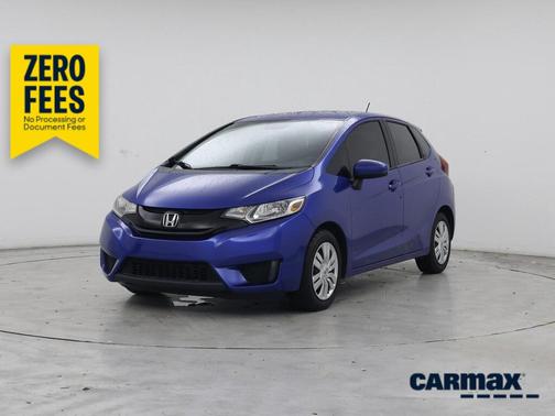Blue 2015 Honda Fit LX